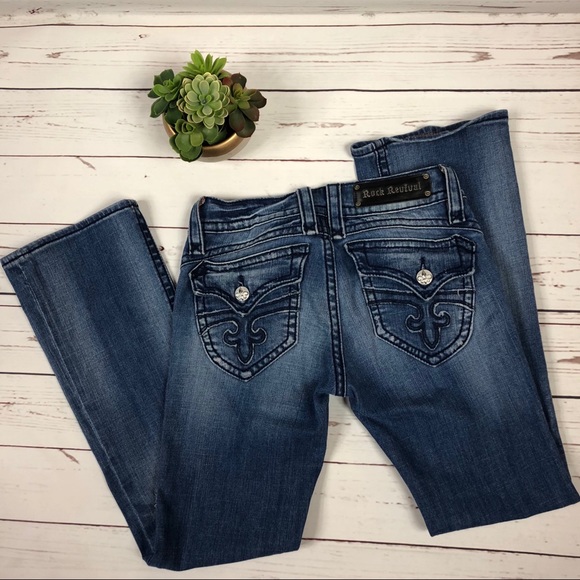 SOLD •| ⚜️Rock Revival ⚜️Jeans - Picture 2 of 6